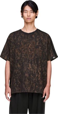 adidas Logo Motif T-Shirt - Heren - Sportshirts - Veelkleurig - S - Katoen - Fitness