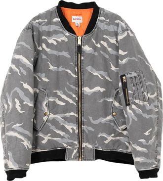 Bows & Arrows Giacca con stampa camouflage - Bianco