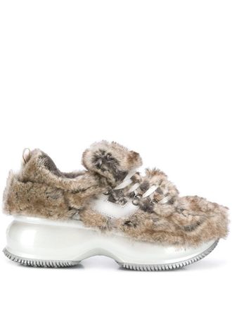 Hogan Maxi I Active leren sneakers - Wit