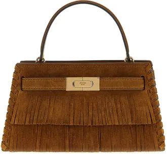 Tory Burch Lee Radziwill Petite Borse A Tracolla Marrone-Donna