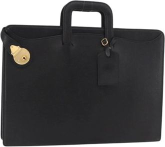 Burberry Pre-owned Business Bag - Dames - Vintage Handtas - Zwart - ONE Size - Leer - Vintage