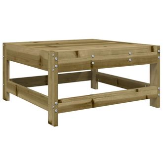 vidaXL Taburete De Jard&iacute;n Madera De Pino Impregnada Vidaxl