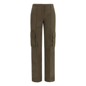 Burberry Gabardine Cargobroek - Heren - Broeken - Groen - Maat: 7XL Gabardine