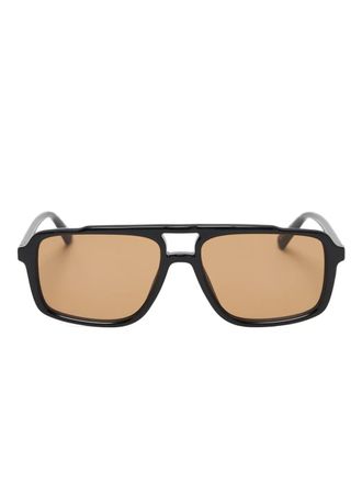 Le Specs Occhiali da sole Le Gars squadrati - Nero