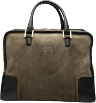 Loewe Pre-owned Handbags, female, Green, Size: ONE SIZE Pre-owned Amazona