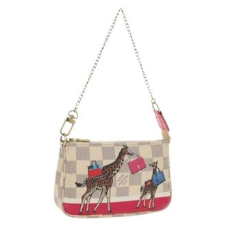 Louis Vuitton Pre-owned Accessory Pouch - Dames - Pre-owned - Beige - Maat: ONE Size
