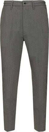 Nine In The Morning Straight-leg Wool Trousers - male - Nine In The Morning - Slim-fit Trousers - Gray - XL - Trousers