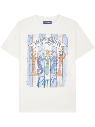 Vilebrequin T-shirt met print - Wit