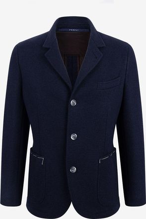 Fedeli Schmaler einreihiger Blazer aus Kaschmir