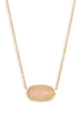 Kendra Scott Elisa Necklace in Rose Quartz at Nordstrom
