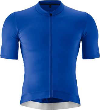 Gonso Radtrikot GONSO Road Jersey M, Herren, Gr. S, blau (dunkelblau), 84% Polyester, 16% Elasthan, Rundhals, Trikots Radtrikot, Herren Fahrradtrikot kurzar