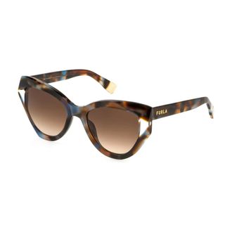 Furla Sunglasses, female, Brown, 54 MM, Modern Woman Sunglasses in Color 09Uv