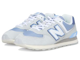 New Balance Unisex-Adult 574 V2 Sneaker, Pearl Grey/Nb White, 12.5 Women/11 Men