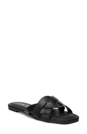 London Rag Dickery Slide Sandal in Black at Nordstrom Rack, Size 6.5