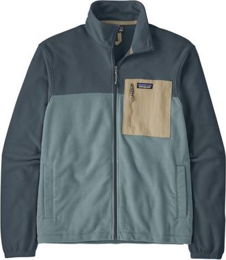 Patagonia Micro D Patch Pocket Jacket Fleecepullover f&uuml;r Herren | blau