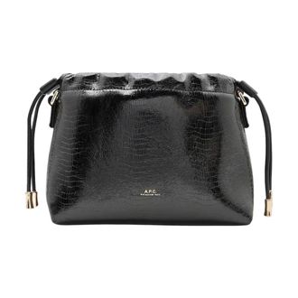 A.P.C. Bucket Bags, female, Black, Size: ONE SIZE Ninon Mini Bag