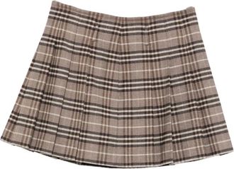 Seventy Korte Plooirok - Dames - Korte rokken - Veelkleurig - S - Leer - Rokken
