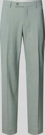 Daniel Hechter Regular Fit Anzughose mit B&uuml;gelfalten in Gruen, Gr&ouml;&szlig;e 25