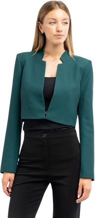 Patrizia Pepe Blazer in velluto Cedar - - Jackets - Donna - Verde - M