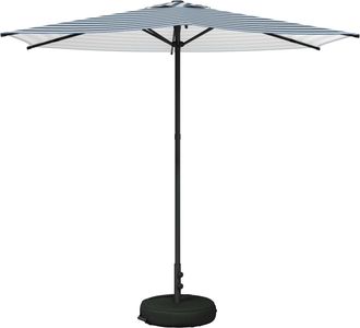 vidaXL Paraguas De Jard&iacute;n Con Base 270 X 270 Cm Poli&eacute;ster Rectangular Vidaxl