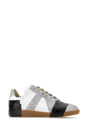 Maison Margiela Multicolor Suede and Leather Sneaker - Multicolor