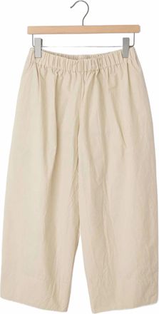 Apuntob Loose Wide Leg Trousers In Cappuccino
