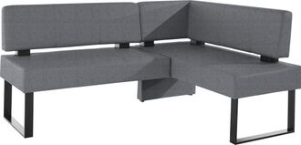 HOME AFFAIRE Eckbank »Oliver mit Metallgestell, Küchenbank« verschiedene Bezüge Cord Esszimmerbank OTTOs Choice