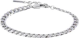 Alex and Ani Flat Curb Chain Bracelet in Silver at Nordstrom