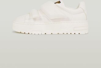 G-Star Lhana II Velcro Leder Sneakers - Wit - Dames
