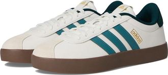 adidas VL Court 3.0 Mens Shoes White/Preloved Teal/Aurora Ivy : 12.5 D - Medium, Leather