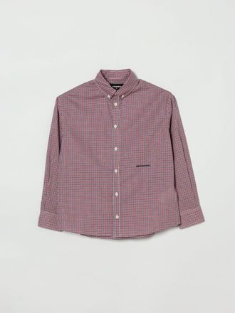 Dsquared2 Camicia a quadretti con logo Dsquared2