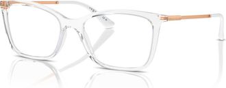 Vogue Eyewear 51mm Butterfly optical glasses in Transparent at Nordstrom