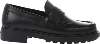 Ferragamo Black Leather Loafers