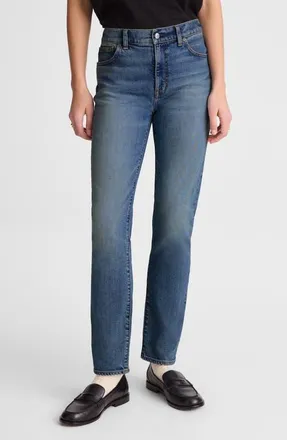 Madewell The Jules Slim Straight Leg Jeans in Concho Wash at Nordstrom, Size 23
