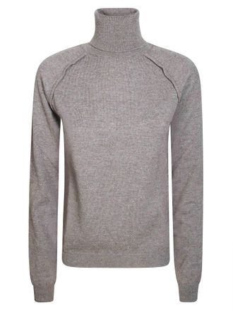 Dondup Ribbed Wool Turtleneck Sweater
