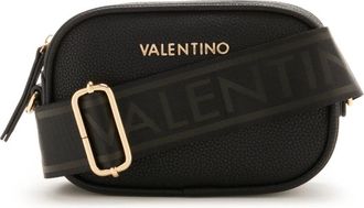 Mario Valentino Tassen, Dames, Zwart, ONE Size, Leer, Miramar Crossbody Tas