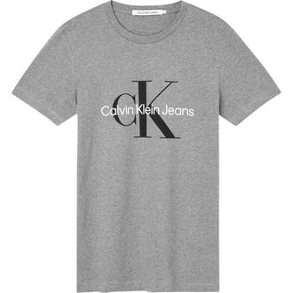 Calvin Klein Heren Monogram T-Shirt (Grijs)