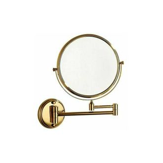 OEM Espejo De Tocador De Pared De Lat&oacute;n De 8 Pulgadas Con Aumento De 3x, Disponible En Color Dorado. -crezuo