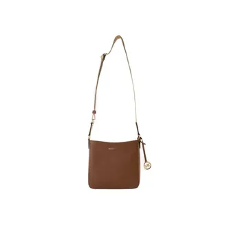 Michael Kors Cross Body Bags, female, Brown, Size: ONE SIZE Canvas Crossbody Bag with Adjustable Strap