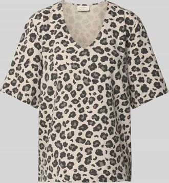 Freequent Regular Fit Blusenshirt aus Viskose-Leinen-Mix Modell Lavisco in Beige, Gr&ouml;&szlig;e XL