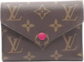 Louis Vuitton Pre-owned Wallets, female, Brown, Size: ONE SIZE Pre-owned Canvas wallets