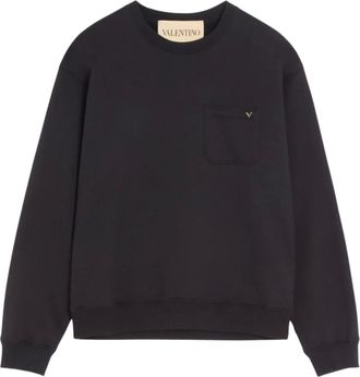 Valentino Hombre, Sudaderas, Negro, Talla: L