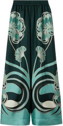 La DoubleJ Floral Print Palazzo Trousers