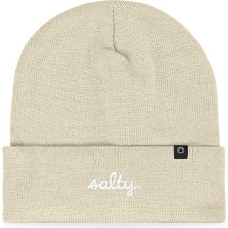 Dalix Salty Beanie Cap in Beige at Nordstrom