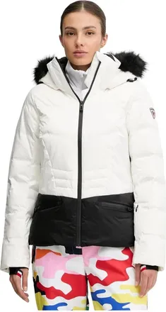 Rossignol Joseray Down Jacket - Dames - Ski Jassen - Wit - S - Leer - Fitness