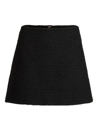 Patou A-lijn mini-rok - Zwart