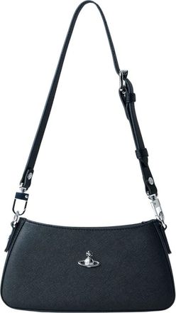 Vivienne Westwood Tash Schouder Telefoontas - Dames - Schoudertassen - Zwart - ONE Size - Katoen - Tassen