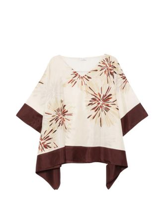 Brunello Cucinelli Beige Regular Printed Shirt