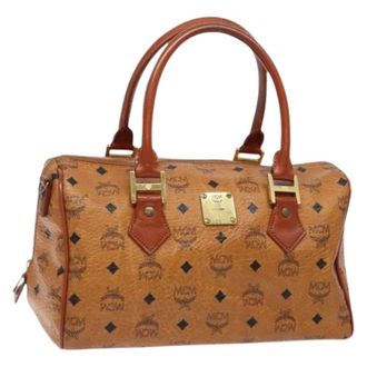 MCM Pre-owned Hand Bag - Dames - Vintage Handtas - Bruin - ONE Size - Leer - Vintage