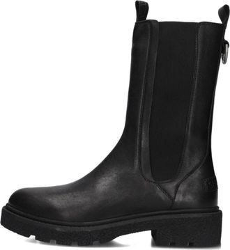 Shabbies Amsterdam Retro Chelsea laarzen voor dames - Dames - Chelseaboots - Zwart - 37 EU - Wol - Schoenen